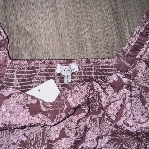 Bohme - Bubble Mini Dress in Mauve - Picture 4 of 5